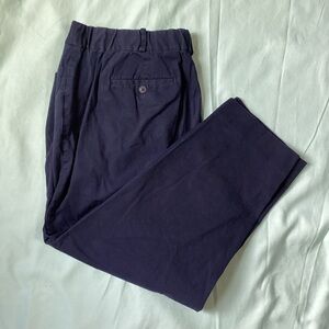 Talbots Ladies Heritage Navy Blue Capri/ Crop Pants